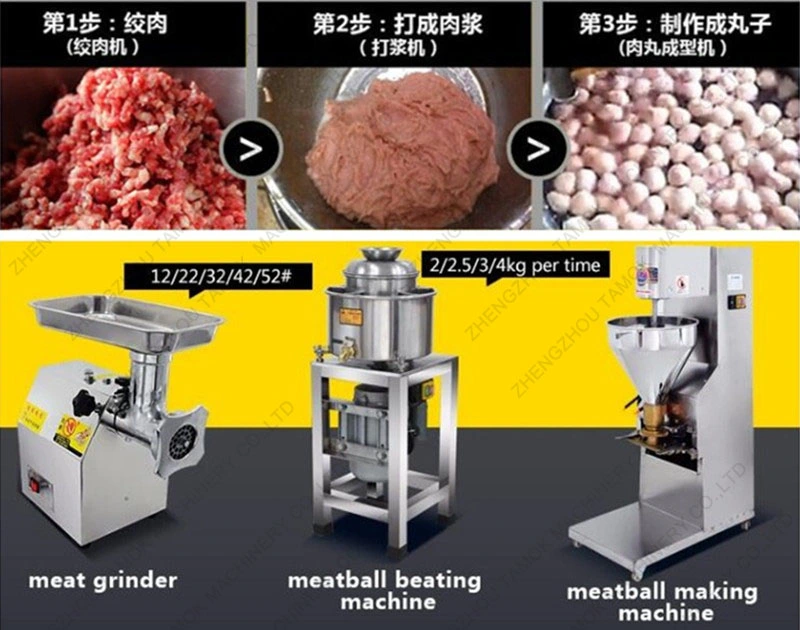 Stainless Steel Automatic Beef Fish Pork Meatball Making Machine