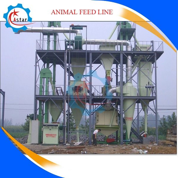 Shrimp Chicken Poultry Cattle Livestock Dairy Complete Animal Feed Pellet Making Production Line for Sale Animal Food Processing Line