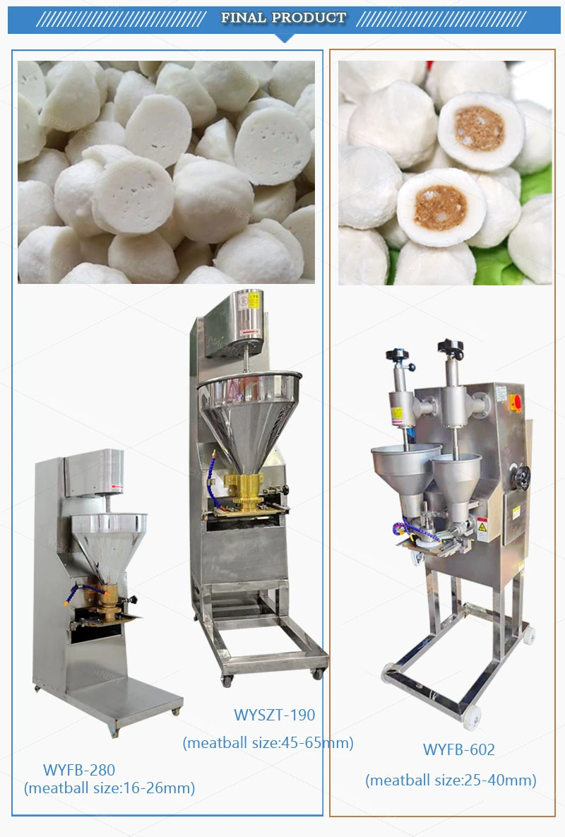 Small Business Fish Ball Maker Round Fish Beef Meatball Making Machine Price