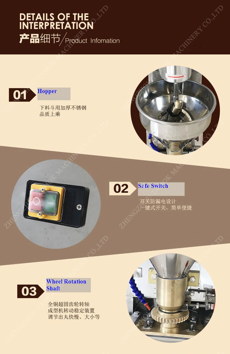 Stainless Steel Automatic Beef Fish Pork Meatball Making Machine