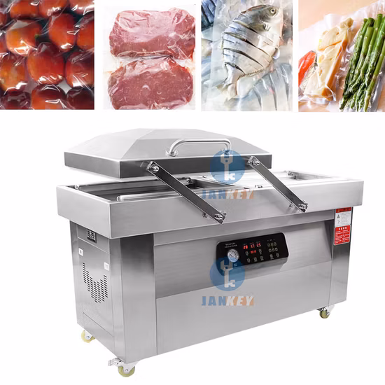 Pacote de frutas vegetais Frango Cordeiro Carne Presunto Salsicha Máquina de embalagem a vácuo